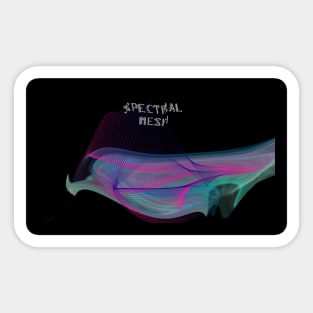 spectral mesh 1 Sticker